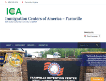 Tablet Screenshot of ica-farmville.com